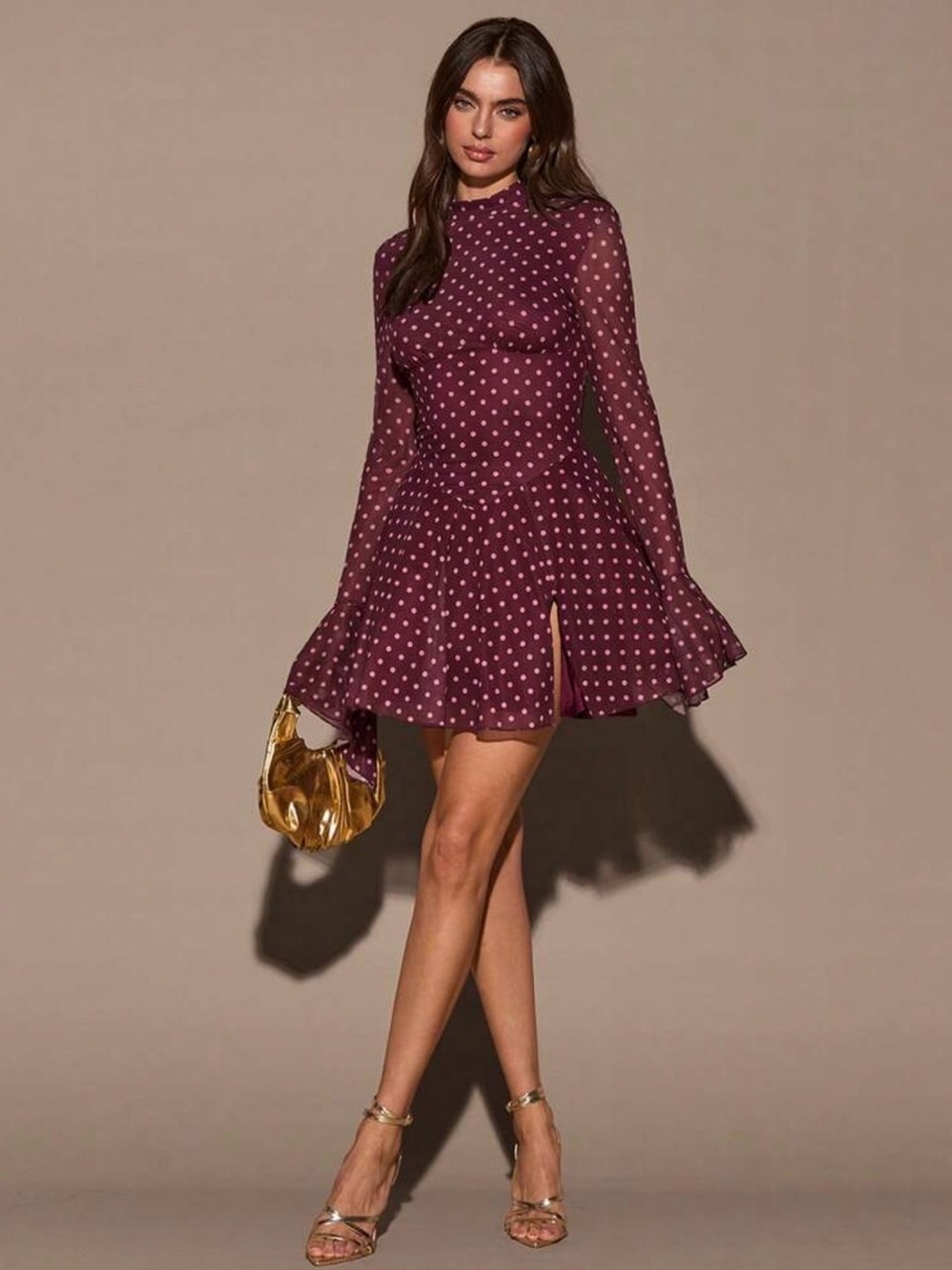 Polka Dot Mini Dress